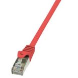 LogiLink Patchcord CAT.6 F/UTP 1m czerwony