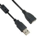 4World kabel przedłużajacy USB 2.0 typu A-A M/F 5.0m (HQ, ferryt, retail)