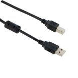 4World kabel USB 2.0 typu A-B M/M 1.8m (High Quality, ferryt)