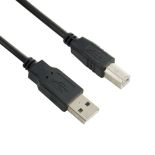 4World kabel USB 2.0 typu A-B M/M 3.0m (High Quality, ferryt)