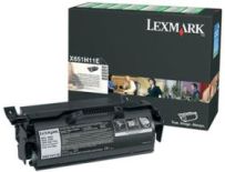 Lexmark Toner black , zwrotny , 25000 str. , X651de/X652de/X654de/X656de/X656dte