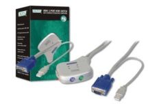 Digitus Przełącznik Digitus KVM usb - mini (elektroniczny), 5 LGW