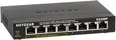 Netgear 8-Port, 4xPoE 53W Gigabit Desktop Switch Metal (GS308P)