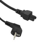 Qoltec Kabel zasilający koniczynka , 3pin , S03/ST1 , 1.4m