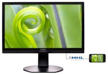 Philips Monitor 241P6EPJEB 23.8'', IPS, D-Sub/DVI/HDMI/DP