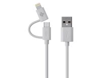 iBattz Mojo Duo 2-in-1 MicroUSB oraz Lightning MFi 100cm