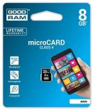 GoodRam Karta pamięci MicroSDHC 8GB Class4