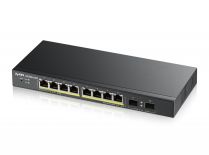 ZyXEL Zyxel GS1900-10HP 8-port GbE Smart Managed PoE Switch (8x Gig LAN, 2x SFP)