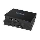 LogiLink - Splitter 4K Displayport, 1x DP do 2x DP