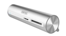 Unitek Hub TYP-C, 3x USB 3.0 + SD/microSD Alu., Y-3094