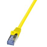 LogiLink Patchcord Cat.6A 10G S/FTP PIMF PrimeLine 7,5m żółty