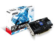 MSI Radeon R7 250 OC V1, 2GB DDR3 (128 Bit), HDMI, DVI, D-Sub