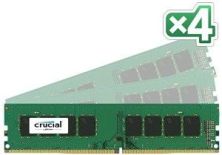 Crucial DDR4 64GB/2400 CL17 DR x8 288pin (4*16GB)