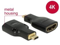 DeLOCK adapter HDMI Micro-D(M)->HDMI(F) High Speed HDMI Ethernet 4k