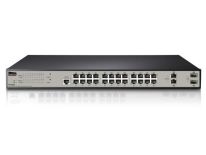 Netis Switch POE 19'' 24-port 100 MB(24 porty POE, 30W/port, max 400W) + 2xCombo