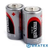 2X MAXELL BATTERIA MAGNEZOWO-CYNKOWA R20 FOLIA