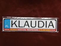 KLAUDIA - TABLICZKA