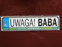 UWAGA! BABA - TABLICZKA