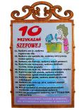 10 PRZYKAZAŃ SZEFOWEJ