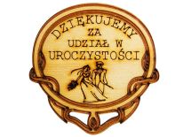 PODZIĘKOWANIE ZA UDZIAŁ W UROCZYSTOŚCI ŚLUBU