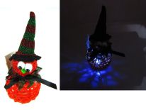 HALLOWEEN Stworek w czapce LED