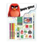 Zestaw 16 przyborów szkolnych ANGRY BIRDS blister 