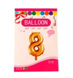 Balon foliowy CYFERKA 35 cm (złote, srebrne)