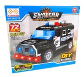 Klocki Auto policyjne SWATCOP 72 el. 