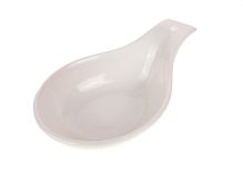 cb Łyżka ceramiczna biała, podstawek 15x9,5 cm - 1 szt