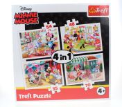 Puzzle MINNIE Z PRZYJACIÓŁMI 4W1