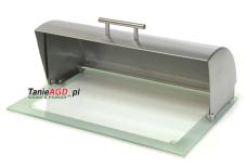 CHLEBAK STALOWY z DESKĄ SZKLANĄ INOX 3213