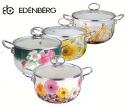 GARNEK EMALIOWANY 2.3L EDENBERG FLOWERS EB-1781