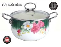 GARNEK EMALIOWANY 6.8L EDENBERG FLOWERS EB-1784-C