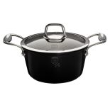 GARNEK GRANITOWY 20CM / 2.5L BERLINGER HAUS BLACK ROYAL BH-1676