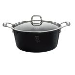 GARNEK GRANITOWY 24CM / 4.5L BERLINGER HAUS BLACK ROYAL BH-1677