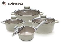 GARNKI MARMUROWE EDENBERG CREME 8 ELE EB-9182