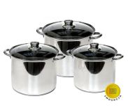 GARNKI PETERHOF STOCK POT 6 ELE 9.5L+7.5L+5.5L PH-15824