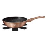 PATELNIA GRANITOWA / WOK 28CM BERLINGER HAUS METALLIC LINE ROSE GOLD BH-1512-N