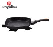 PATELNIA GRANITOWA GRILL 28CM BERLINGER HAUS BLACK ROSE BH-1636-N