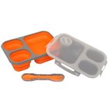 POJEMNIK LUNCHBOX SILIKONOWY 3-KOMOROWY TIROSS TS-1415