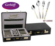 SZTUĆCE GERHOFF 72 ELE. GOLD GF-1660-G