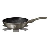 WOK GRANITOWY 28CM BERLINGER HAUS METALLIC LINE CARBON BH-1245-N