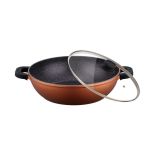 WOK Z POKRYWKĄ 4L 28CM PETERHOF ROME PH-15839