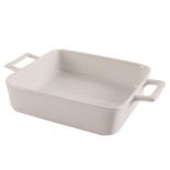 ŻAROODPORNA BRYTFANNA PORCELANOWA DO ZAPIEKANIA LASAGNE 20x20x5,5 ORION