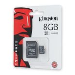 Karta Pamięci Kingston 8Gb Z Adap 4Kl.