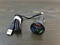 Ładowarka samochodowa QC 12W/7A 3xUSB