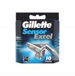 GILLETTE SENSOR EXCEL ORYGINA OSTRZA x10