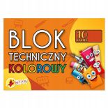 BLOK TECHNINCZNY A4 KOLOROWY ZESTAW