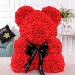 MIŚ Z RÓŻ KWIATÓW ROSE TEDDY 40CM