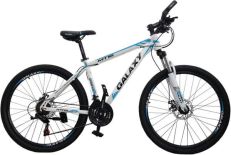 ROWER GÓRSKI MTB GALAXY 26&#8221; RAMA 17&#8221; BIAŁY NIEBIESKI